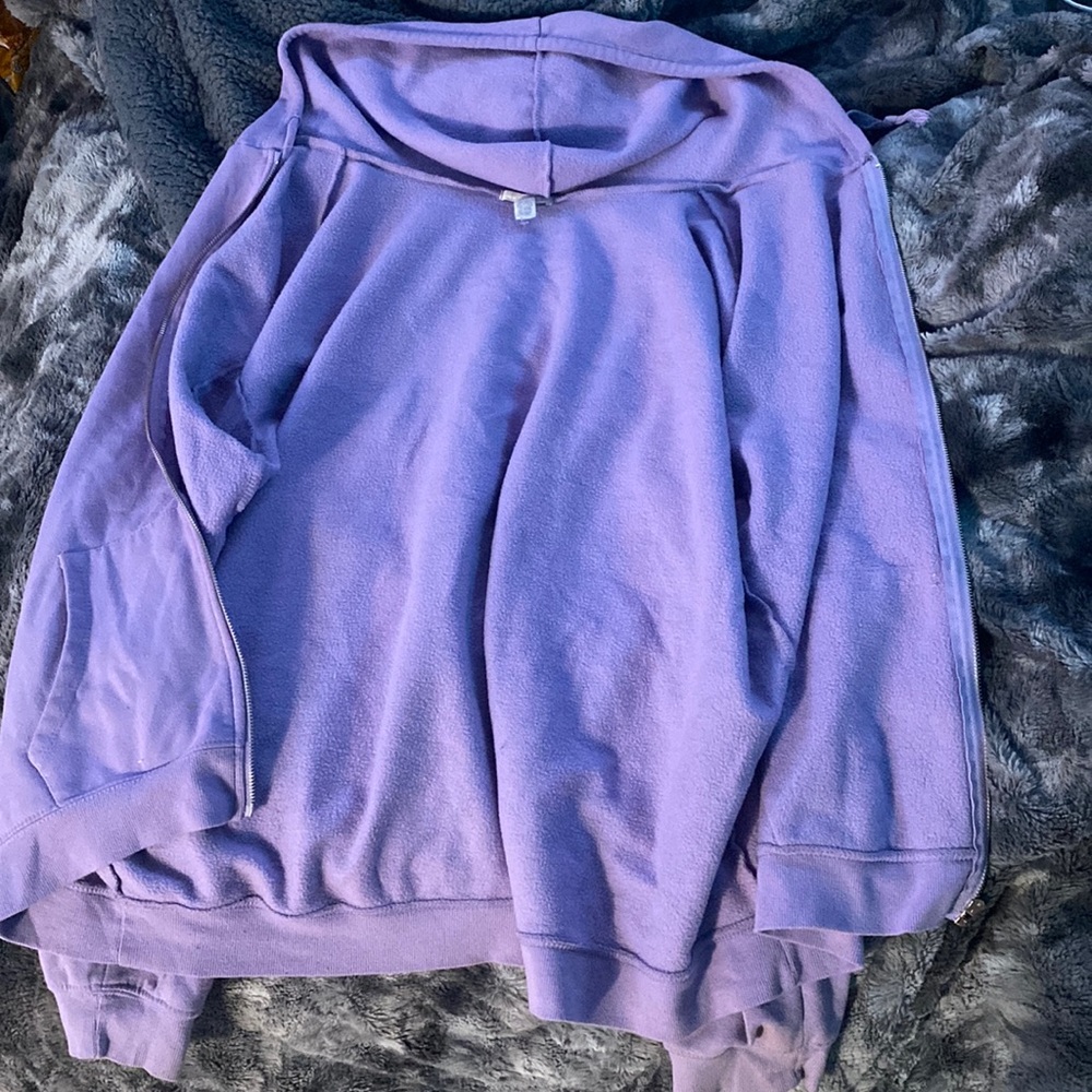 Lavender zip up, from Tilly's.